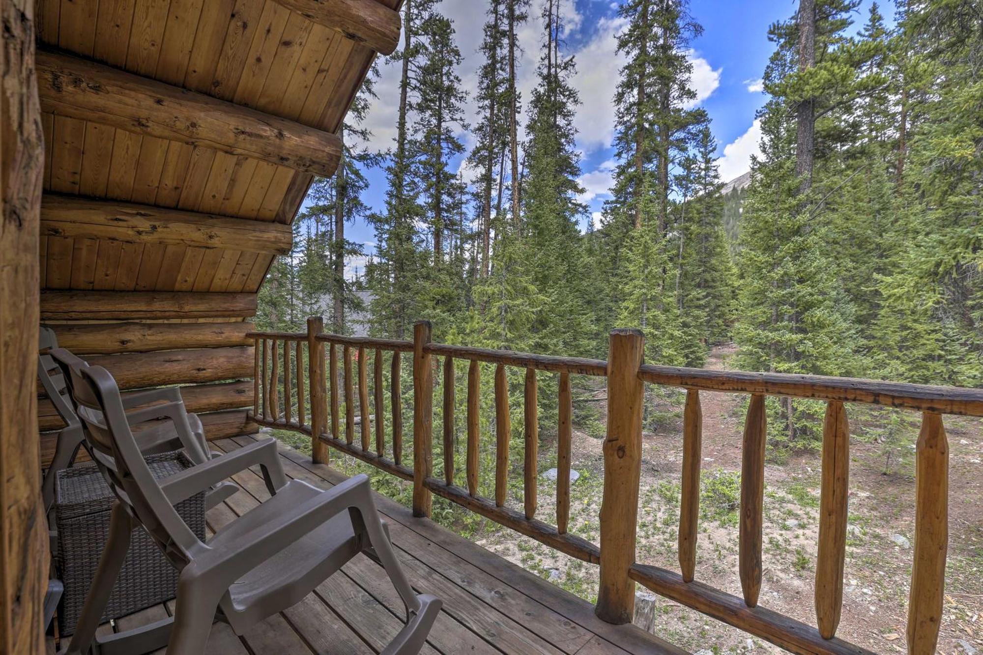 Cozy Breckenridge Cabin With Deck, 8 Mi To Gondola Eksteriør billede